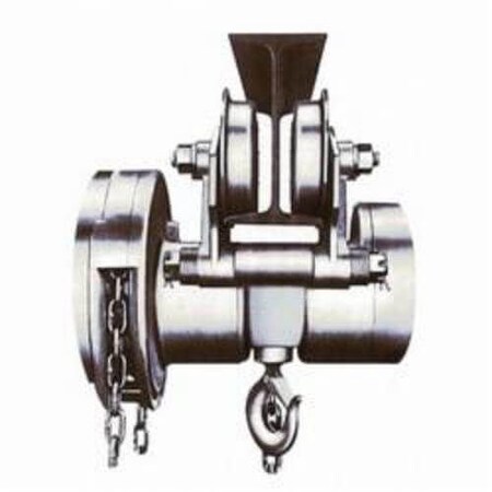 Cm Hand Chain Hoist, Single Reeved, 2 Ton, 10 Ft Lifting Height, 30 In Minimum Between Hooks, 83 Lb 4526